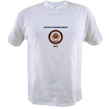 USACIL - A01 - 04 - Army Criminal Investigation Laboratory (USACIL) with Text - Value T-shirt