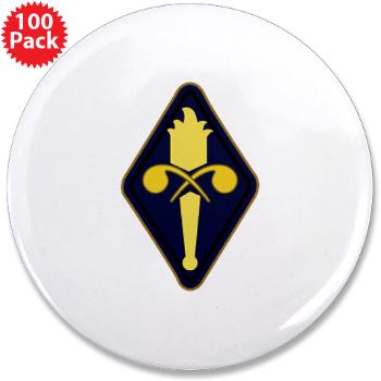 USACS - M01 - 01 - U.S. Army Chemical School - 3.5" Button (100 pack) - Click Image to Close