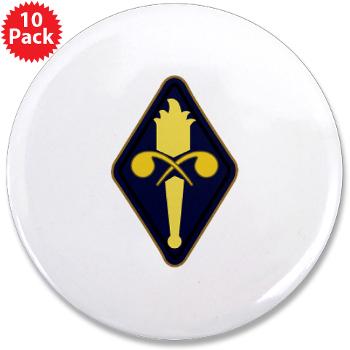 USACS - M01 - 01 - U.S. Army Chemical School - 3.5" Button (10 pack) - Click Image to Close