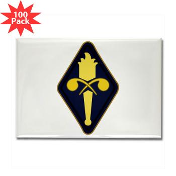 USACS - M01 - 01 - U.S. Army Chemical School - Rectangle Magnet (100 pack)