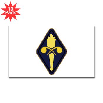 USACS - M01 - 01 - U.S. Army Chemical School - Sticker (Rectangle 10 pk)