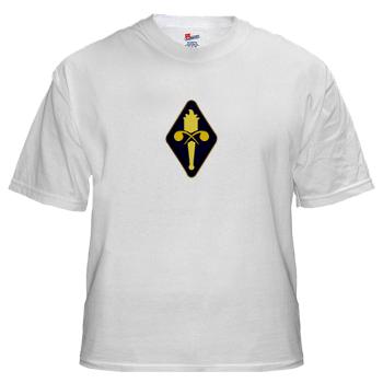 USACS - A01 - 04 - U.S. Army Chemical School - White t-Shirt
