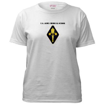 USACS - A01 - 04 - U.S. Army Chemical School with Text - Women's T-Shirt