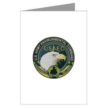 USAEC - M01 - 02 - U.S. Army Environmental Command - Greeting Cards (Pk of 20)