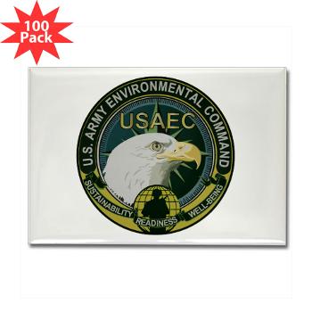 USAEC - M01 - 01 - U.S. Army Environmental Command - Rectangle Magnet (100 pack)