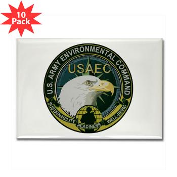 USAEC - M01 - 01 - U.S. Army Environmental Command - Rectangle Magnet (10 pack)