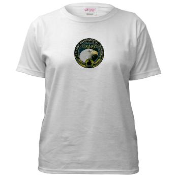 USAEC - A01 - 04 - U.S. Army Environmental Command - Women's T-Shirt - Click Image to Close