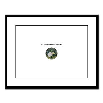 USAEC - M01 - 02 - U.S. Army Environmental Command with Text - Large Framed Print
