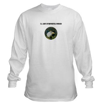 USAEC - A01 - 03 - U.S. Army Environmental Command with Text - Long Sleeve T-Shirt