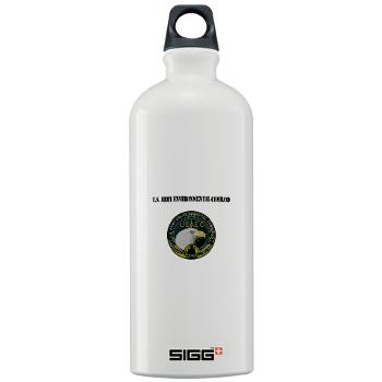 USAEC - M01 - 03 - U.S. Army Environmental Command with Text - Sigg Water Bottle 1.0L - Click Image to Close