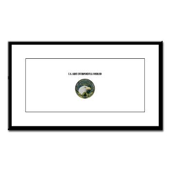 USAEC - M01 - 02 - U.S. Army Environmental Command with Text - Small Framed Print