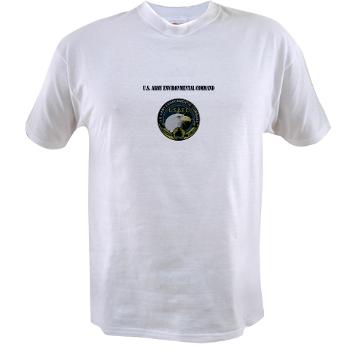 USAEC - A01 - 04 - U.S. Army Environmental Command with Text - Value T-shirt - Click Image to Close