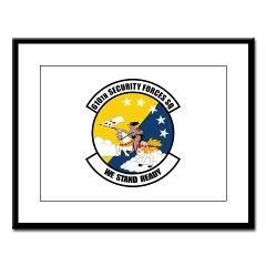 USAF610SS - M01 - 02 - DUI - 610th Security Force Squadron - Large Framed Print