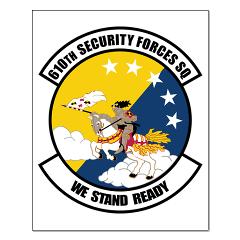 USAF610SS - M01 - 02 - DUI - 610th Security Force Squadron - Small Poster - Click Image to Close