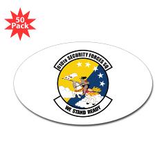 USAF610SS - M01 - 01 - DUI - 610th Security Force Squadron - Sticker (Oval 50 pk) - Click Image to Close