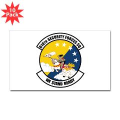 USAF610SS - M01 - 01 - DUI - 610th Security Force Squadron - Sticker (Rectangle 10 pk)