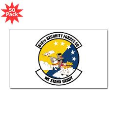 USAF610SS - M01 - 01 - DUI - 610th Security Force Squadron - Sticker (Rectangle 50 pk)