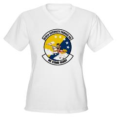 USAF610SS - A01 - 04 - DUI - 610th Security Force Squadron - Women's V-Neck T-Shirt - Click Image to Close