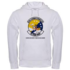 USAF610SS - A01 - 03 - DUI - 610th Security Force Squadron with Text - Hooded Sweatshirt - Click Image to Close