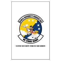 USAF610SS - M01 - 02 - DUI - 610th Security Force Squadron with Text - Large Poster - Click Image to Close