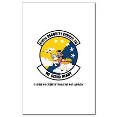 USAF610SS - M01 - 02 - DUI - 610th Security Force Squadron with Text - Mini Poster Print