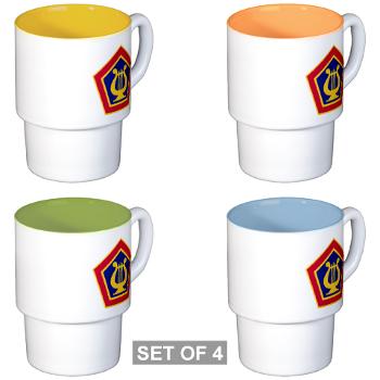 USAFB - M01 - 03 - U.S Army Field Band - Stackable Mug Set (4 mugs)