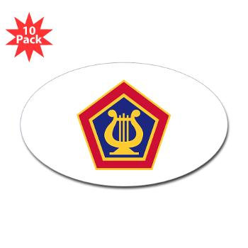USAFB - M01 - 01 - U.S Army Field Band - Sticker (Oval 10 pk)