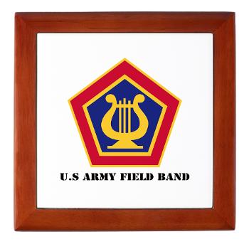 USAFB - M01 - 03 - U.S Army Field Band with Text - Keepsake Box - Click Image to Close