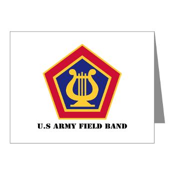USAFB - M01 - 02 - U.S Army Field Band with Text - Note Cards (Pk of 20)