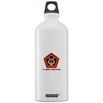 USAFB - M01 - 03 - U.S Army Field Band with Text - Sigg Water Bottle 1.0L