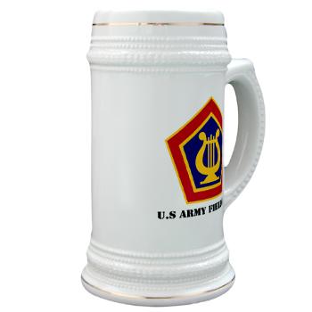 USAFB - M01 - 03 - U.S Army Field Band with Text - Stein