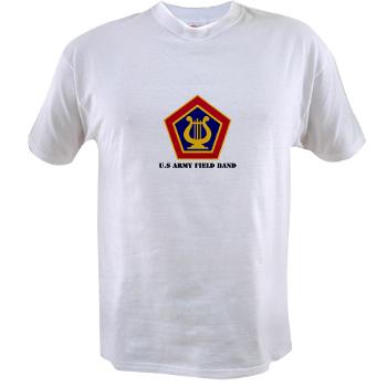 USAFB - A01 - 04 - U.S Army Field Band with Text - Value T-shirt