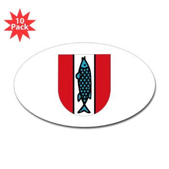 USAGKaiserslautern - M01 - 01 - USAG Kaiserslautern - Sticker (Oval 10 pk)
