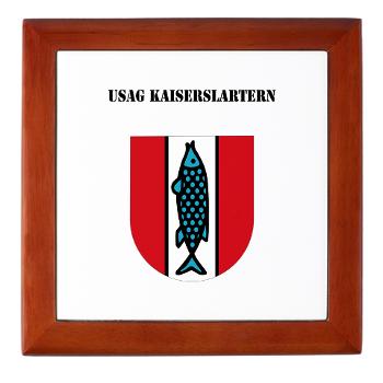 USAGKaiserslautern - M01 - 03 - USAG Kaiserslautern with Text - Keepsake Box
