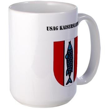 USAGKaiserslautern - M01 - 03 - USAG Kaiserslautern - Large Mug - Click Image to Close