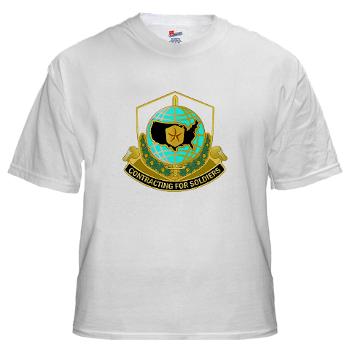 USAMI - A01 - 04 - DUI - USA Mission and Installation Contracting Cmd - White T-Shirt - Click Image to Close