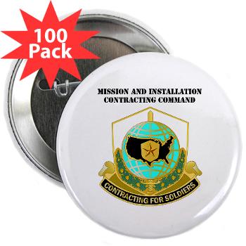 USAMI - M01 - 01 - DUI - USA Mission and Installation Contracting Cmd with text - 2.25" Button (100 pack)