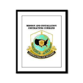 USAMI - M01 - 02 - DUI - USA Mission and Installation Contracting Cmd with text - Framed Panel Print - Click Image to Close