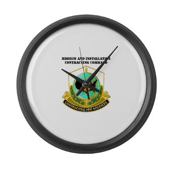 USAMI - M01 - 03 - DUI - USA Mission and Installation Contracting Cmd with text - Large Wall Clock - Click Image to Close