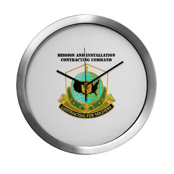 USAMI - M01 - 03 - DUI - USA Mission and Installation Contracting Cmd with text - Modern Wall Clock - Click Image to Close