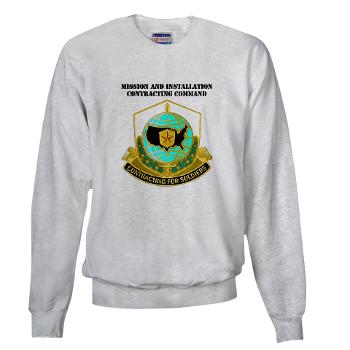 USAMI - A01 - 03 - DUI - USA Mission and Installation Contracting Cmd with text - Sweatshirt