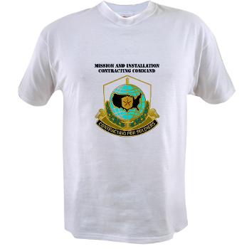 USAMI - A01 - 04 - DUI - USA Mission and Installation Contracting Cmd with text - Value T-shirt - Click Image to Close
