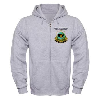 USAMI - A01 - 03 - DUI - USA Mission and Installation Contracting Cmd with text - Zip Hoodie - Click Image to Close