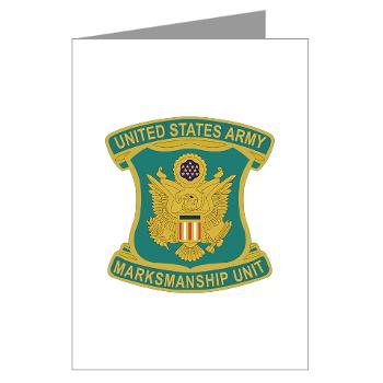 USAMU - M01 - 02 - DUI - U.S. Army Marksmanship Unit (AMU) Greeting Cards (Pk of 10) - Click Image to Close