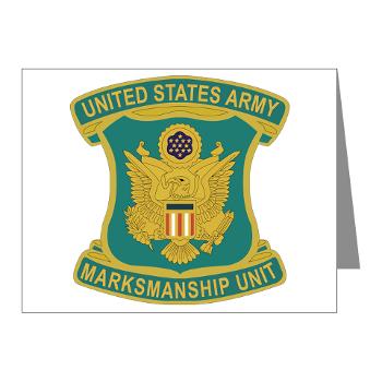 USAMU - M01 - 02 - DUI - U.S. Army Marksmanship Unit (AMU) Note Cards (Pk of 20) - Click Image to Close