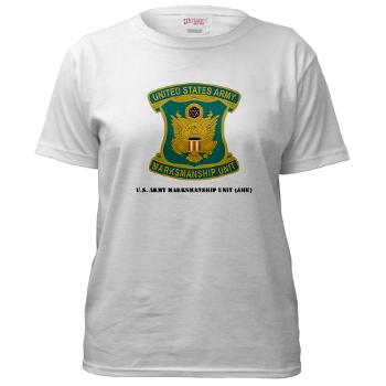 USAMU - A01 - 04 - DUI - U.S. Army Marksmanship Unit (AMU) with Text Women's T-Shirt - Click Image to Close