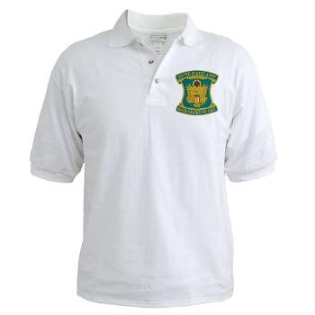 USAPT - A01 - 04 - SSI - U.S. Army Parachute Team (Golden Knights) Golf Shirt - Click Image to Close