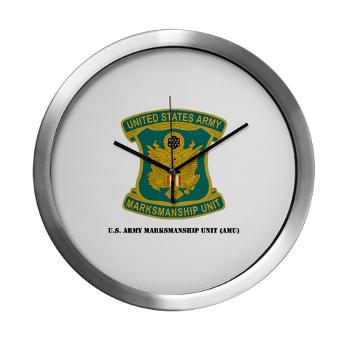 USAPT - M01 - 03 - SSI - U.S. Army Parachute Team (Golden Knights) with Text Modern Wall Clock - Click Image to Close