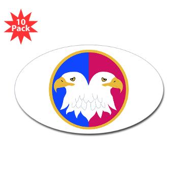 USARC - M01 - 01 - United States Army Reserve Command (USARCC) - Sticker (Oval 10 pk) - Click Image to Close