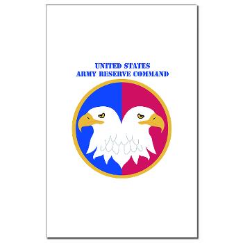 USARC - M01 - 02 - United States Army Reserve Command (USARCC) with Text - Mini Poster Print